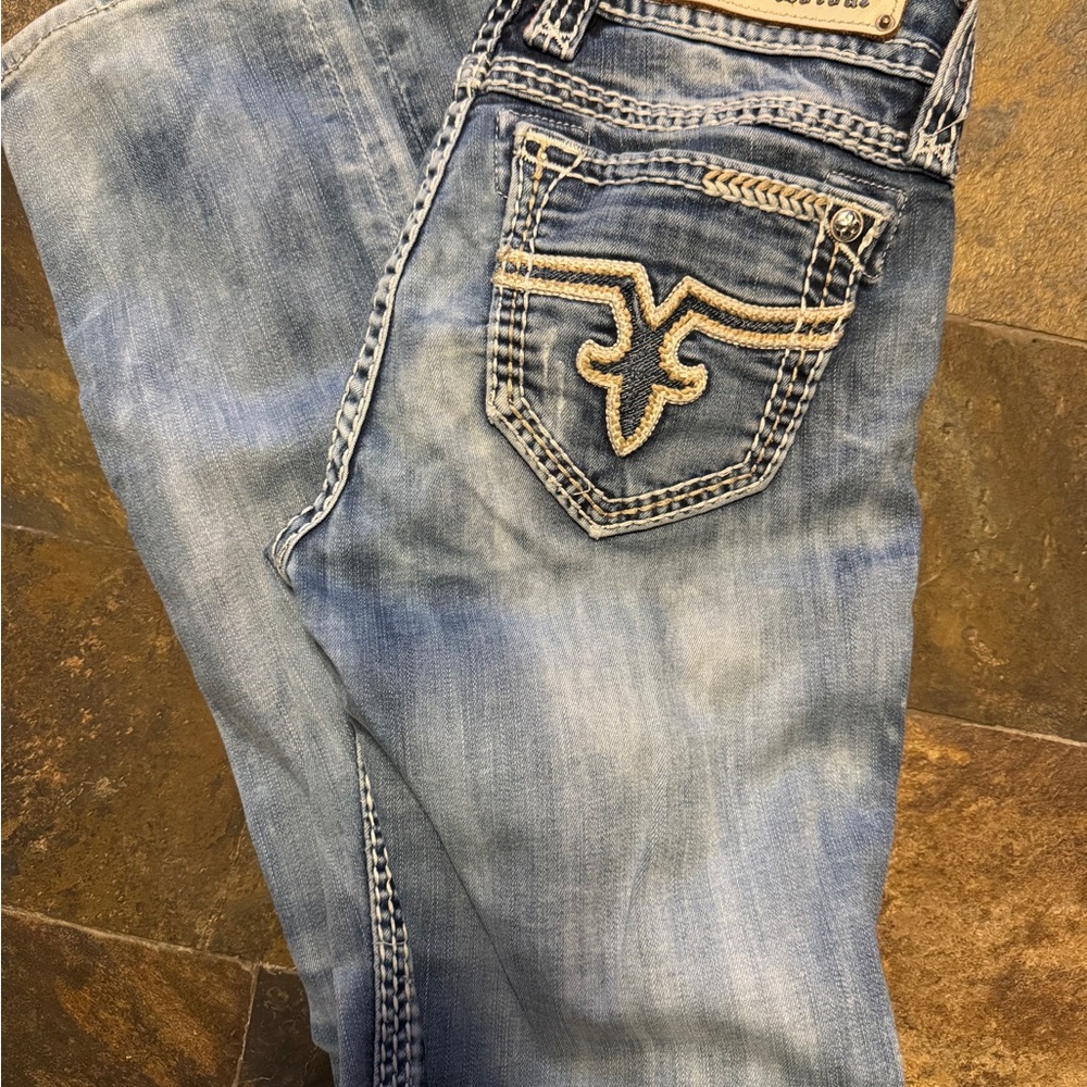 Rock Revival Light Blue Boot Cut Jeans